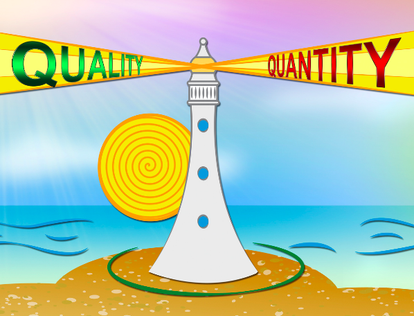 Quality VS Quantity in Creative Projects